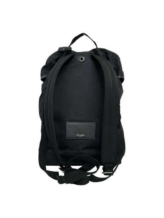 Saint Laurent Paris Backpack Hunting Rock Sac Black Leather main image 9